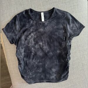 Lululemon acid wash fitted t shirt